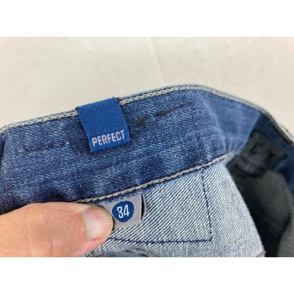 Citizens of Humanity Perfect Jeans Mens 34 X 30 Blue Straight Leg Stretch USA